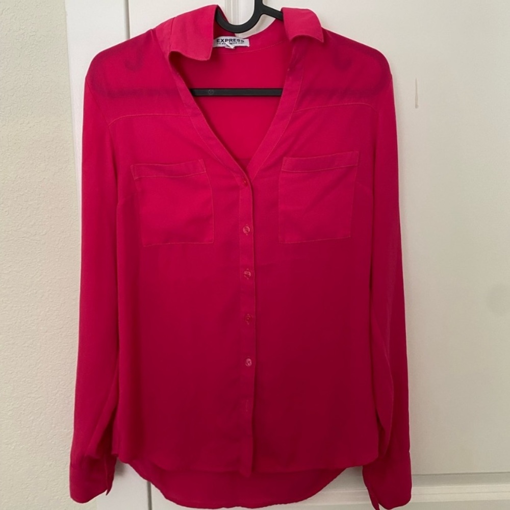Express Pink Portofino Shirt XS